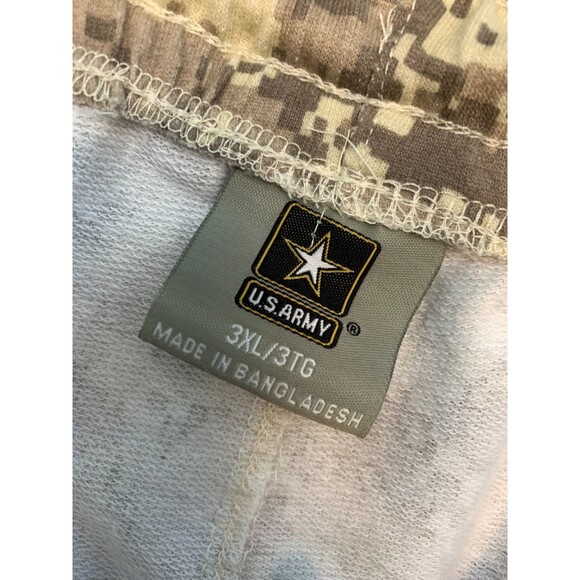US Army Shorts Mens 3XL Digital Camo Performance Athletic Fleece Workout PT Gym - Picture 7 of 10